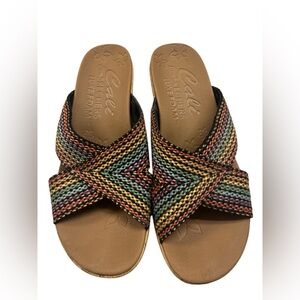 Skechers Cali Women’s Beverlee Wedge Vegan Sandals Multicolor